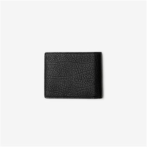 burberry calfskin wallet|B Cut Slim Bifold Wallet in Black .